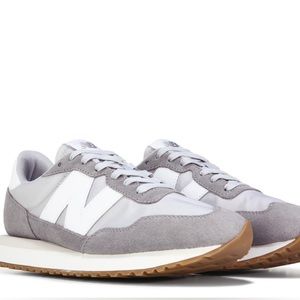 New Balance 237 70’s Retro Athletic Running Shoes Sneaker Light Grey/White W10